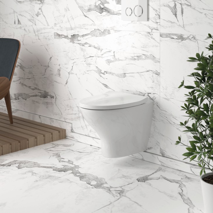 Toalett fra PorsgrunnBad satt opp av VVS Rørleggern Tønsberg